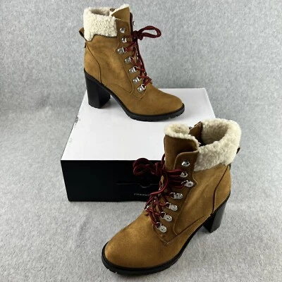 Botas Nine West para mujer talla 8 Perry imitación gamuza piel de oveja botines al tobillo Foto 1 de 4