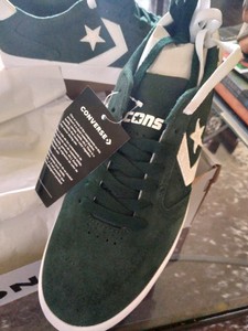 green suede converse