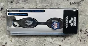 Brandneu - Arena Versus Spiegel Schwimmbrille silber schwarz beschlagnahmt UV Powerskin - Bild 1 von 4