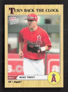 Mike Trout 2024 Topps Now Road To Opening Day Turn Back the Clock - Picture 1 of 2