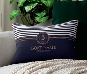 Boat Pillows, Boat Accessories, Boat Cushions, Pillow For Lake House, - Picture 1 of 6