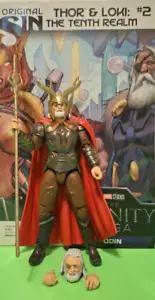 Marvel Legends ODIN - INFINITY SAGA + GREAT COMIC ORIGINAL SIN: THOR & LOKI # 2 - Picture 1 of 9