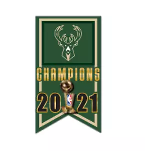 MILWAUKEE BUCKS - 2021 NBA CHAMPIONS - LAPEL/HAT PIN - NBA-2616-PN-14 - Picture 1 of 1