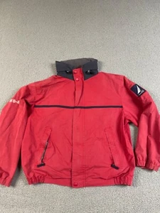 Vintage Nautica Men's Challenge ns-83 Jacket Red w Blue Trim; Size Large - Picture 1 of 9