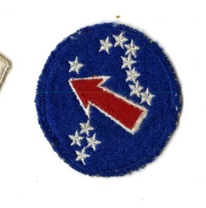 Parche trasero blanco del ejército de Estados Unidos áreas del Océano Pacífico Segunda Guerra Mundial de colección - Imagen 1 de 2