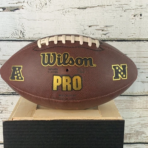 Wilson NFL PRO Official Size Composite Tackified Football AFC NFC Ball Football Cover