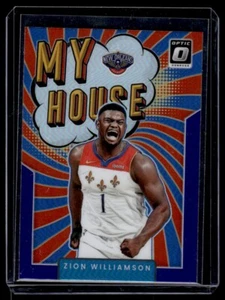 2021-22 Optic My House Zion Williamson Pelicans #10 A - Foto 1 di 2
