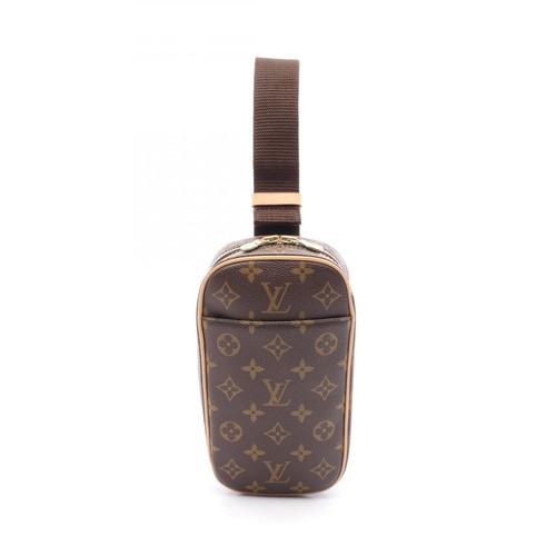 LOUIS VUITTON（LV） LOUIS VUITTON Pochette Gange Marsupio M51870 Monogram Tela Marrone Usatox
