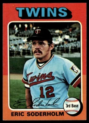 1975 Topps Eric Soderholm Minnesota Twins #54 - Image 1 of 2