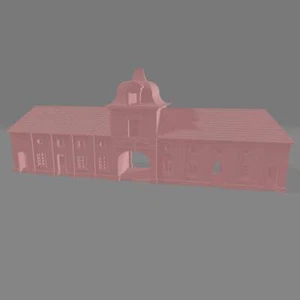 French Ardennes Abbey Gatehouse - Commissioned - Picture 1 of 7