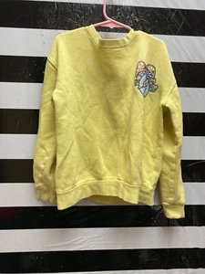 Kids "Sants Cruz" yellow sweatshirt. Size M. Prev.Owned - Picture 1 of 2