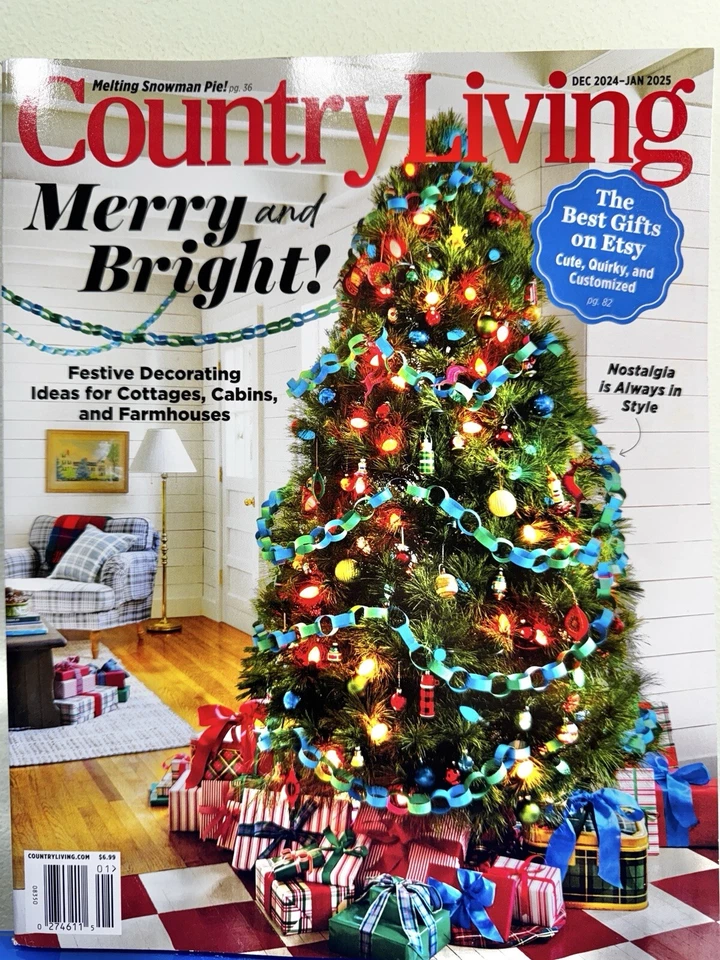 Country Living December 2024 January 2025 Merry And Bright, Festive Decorating I - Image 1 of 1