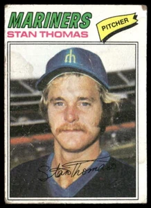 Tarjeta de béisbol Stan Thomas 1977 Topps #353 Seattle Mariners - Imagen 1 de 2