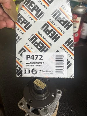 Bomba de agua BMW Serie 3 99-2005. Bomba de agua M54, E46, X5 3.0 HEPU OE P472 Foto 1 de 4