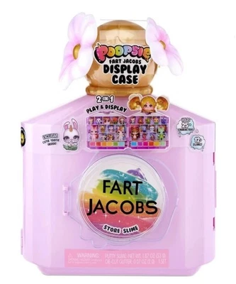 NUEVO Juego y vitrina Poopsie Fart Jacobs 2 en 1 con capacidad para 25 personajes Foto 1 de 3