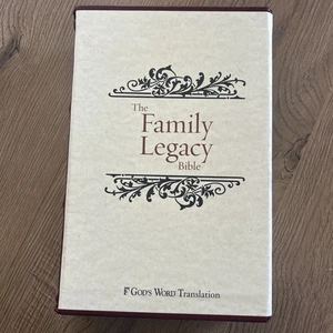 The Family Legacy Bible Gods Word Translation Leather Bound  - Picture 1 of 11
