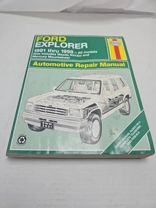 Haynes Ford Explorer 1991-1998 All Models Mazda Repair Manual #2021 (36024) - Bild 1 von 15