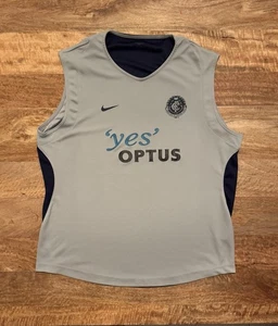 Carlton Blues AFL On-Field Training Singlet Tank Top Nike Men’s XL - Foto 1 di 7