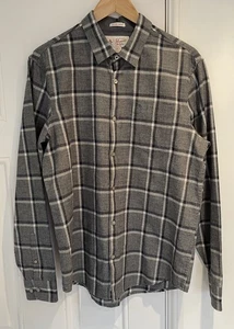 Penguin By Munsingwear Check Shirt Heritage Slim Fit Size L - Soft Material - Picture 1 of 8