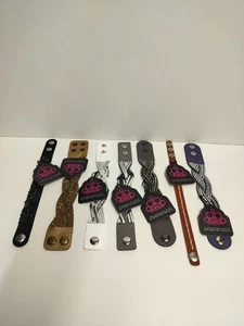 NWT 7 Pieces Paparazzi Leather Rebel, Rock Star, Urban Bracelet (#255264) - Picture 1 of 7