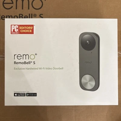 Remo+ RemoBell S WiFi Video Timbre Cámara con Video HD, Sensor de Movimiento, 2 Vías Foto 1 de 4