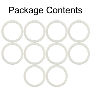 10 Piece Set IBC Cover Seal S60x6 PE Foam Seal White Practical Replacement Seal - Picture 1 of 12