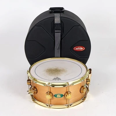 DW Craviotto Green Badge Maple Snare Drum 14x5.5 - Image 1 of 4