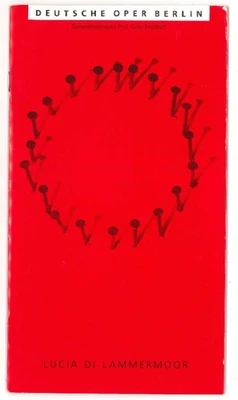 Programm Deutsche Oper Berlin 28.4.1994 Lucia di Lammermoor Lucia Aliberti - Bild 1 von 2