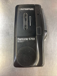 OLYMPUS PEARLCORDER-S701-MICROCASSETTE RECORDER-PLAYER-TESTED-WORKS-VTG - Picture 1 of 7