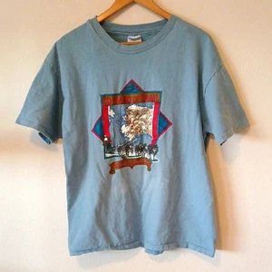 Vintage 90s Iditarod Trail Alaska Hanes Beefy Tag Shirt XL - Picture 1 of 5