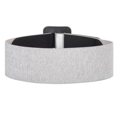 GK Women's Elastic Waist Belt with Classic Buckle Black/White/Red/Brown - image 1 of 4