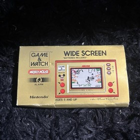 Vintage Nintendo Game And Watch Mickey Mouse Handheld Game