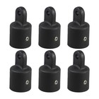 6Pcs Nylon Eye End Cap Sliding Hat 25mm Eye End Fittings Quick Setups Glides