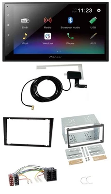 Pioneer DAB MP3 Bluetooth 2DIN USB Autoradio für Opel Combo C Vivaro Corsa C Ome - Bild 1 von 4