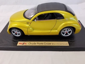 Maisto Special Edition Chrysler Pronto Cruizer Original Concept gelb 1:18 Neu in OVP - Bild 1 von 20