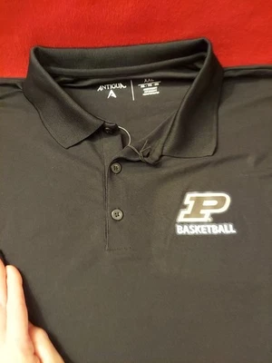 Camisa Polo de Baloncesto Purdue Boilermakers Para Hombre 2X Negra NUEVA Antigua  Foto 1 de 4