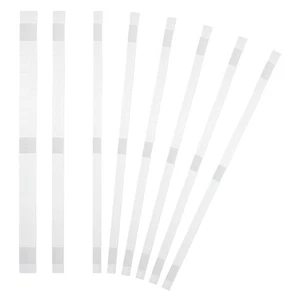 Tiras de encuadernación térmica de 10x285 mm, 20 piezas tiras de pegamento cinta para encuadernación de libros, blanco - Imagen 1 de 6