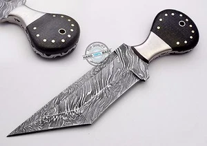 8.50" Custom Made Beautiful Damascus Steel skinning Knife  (896-2) - Picture 1 of 5