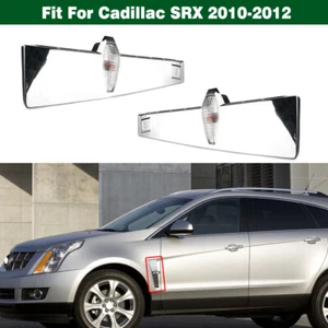 Pair Front Side Marker Light Repeater Fender Mounted Trim For Cadillac SRX 10-12 - Foto 1 di 8