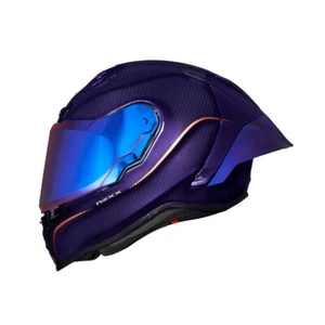 casco integrale racing pista moto NEXX x.r3r hagibis in carbonio purple omologat - Bild 1 von 4