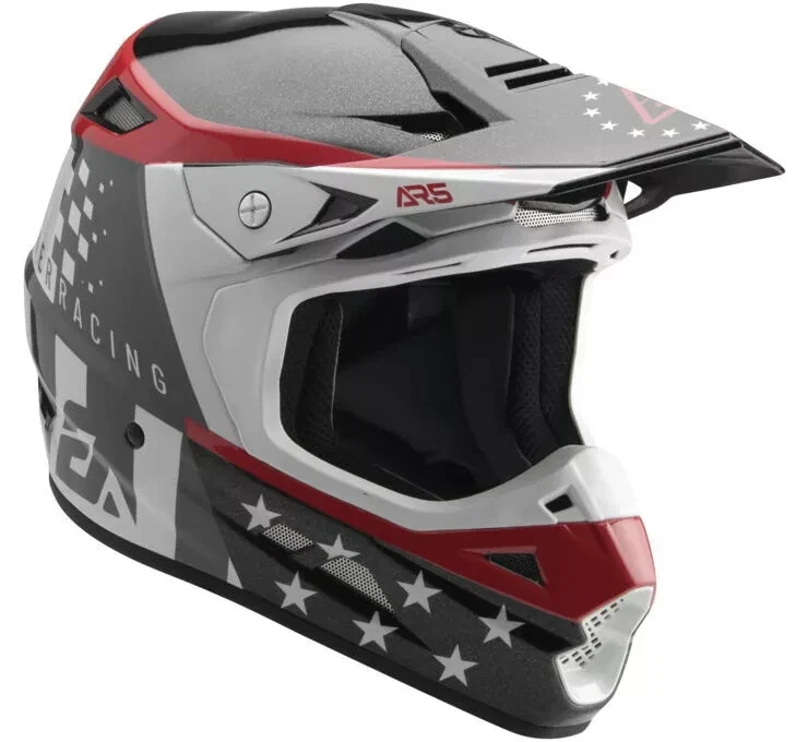 NEW Answer Racing AR5 Rally Helmet Red/Black, L Free Shipping / 446340 - Image 1 of 1