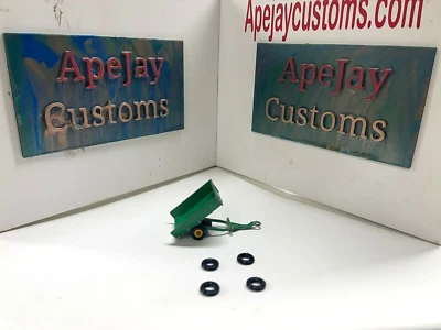 4 TIRES FOR matchbox john deere trailer (TRAILER NOT INCLUDED) - Image 1 of 2