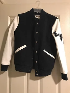 WOMENS LFA NEW YORK LOVE FASHION ART Navy and WHITE JACKET SIZE S, NWT - Picture 1 of 5