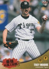 Trey Moore, SEA-MTL-ATL-Hanshin Tigers, BBM Card #60 (2013)