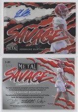 2023 Leaf Metal Savage Auto /10 Jermaine Burton #S-JB1 Auto