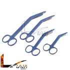 Set Of 4 Pieces Lister Bandage Scissors 35 45 55 725 Blue Color
