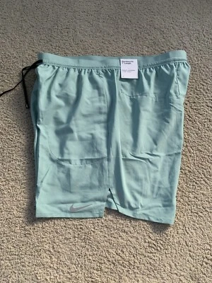 NUEVOS PANTALONES CORTOS PARA CORRER NIKE PARA HOMBRE XL FLEX STRIDE 7 pulgadas 2 en 1 Gris CJ5471-309 Foto 1 de 4