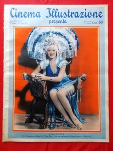 Cinema Illustrazione 6 Giugno 1933 Andre Gaynor Laurel Hardy Nino Besozzi Allen - Bild 1 von 3
