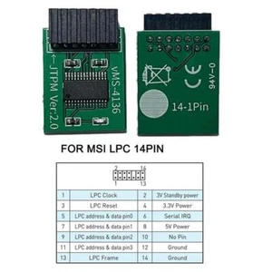 `Tpm2.0 Security Module Supports Multi-brand Motherboards 20-1pin - Bild 1 von 16