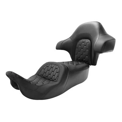 Driver Passenger Seat Rear Backrest Fit For Harley Street Road Glide 2014-23 22 - Image 1 of 4